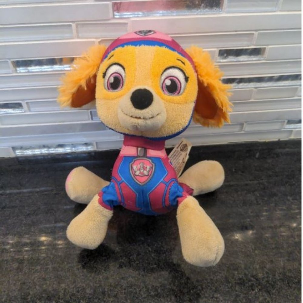 Paw Patrol Skye Plush Stuffed Puppy 7" Rescue Pups Toy Spin Master